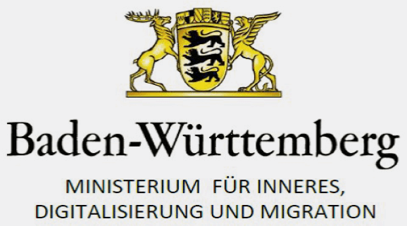 Logo: Ministerium für Inneres, Digitalisierung und Migration in Baden Württemberg
